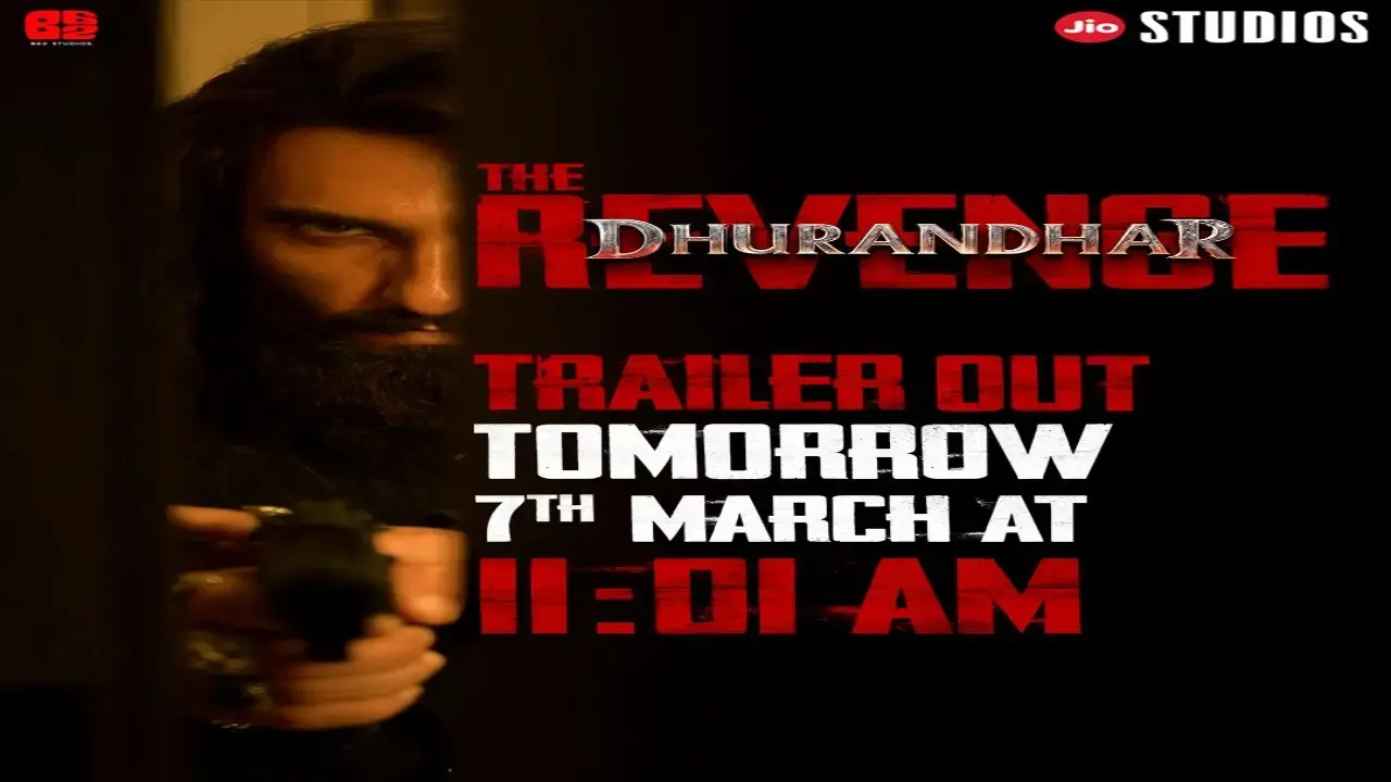 Amid much speculation and buzz, the makers have officially announced the release date of the Dhurandhar 2 trailer. The makers also dropped a new poster announcing that the trailer will drop on March 7 at 11.01 AM. Read full story here